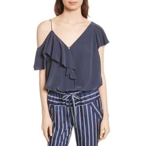 Alcyoneus Off the Shoulder Silk Top